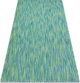 RugsX Rugsx - Moderno Fisy Alfombra Sisal 20776 Zigzag, Mezcla Azul Blue 160x220 Cm