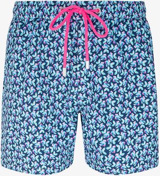 MC2 Saint Barth Badeshorts mit Fischprint Comfort Light