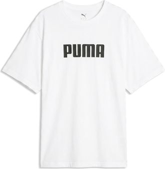 Puma T-shirt Essentials con logo Relaxed da donna, Abbigliamento, Bianco, S