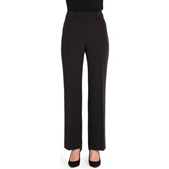 Tahari by ASL Bird Eye Pants in Black at Nordstrom, Size 6