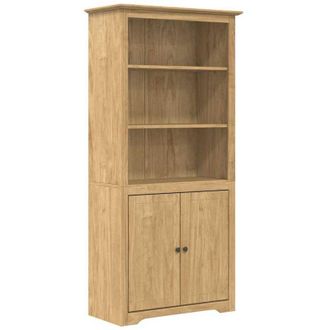 vidaXL Bookcase BODO Honey Brown 82 x 40 x 173 cm Engineered Wood vidaXL