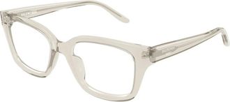 Balenciaga Rechthoekige Bril - Dames - Accessoires - Beige - Maat: 54 MM