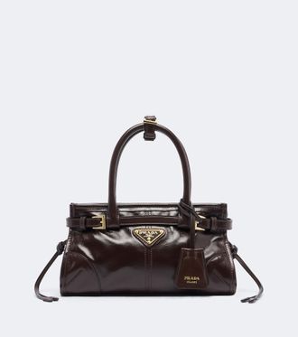 Prada Prada Bonnie Mini leather top-handle bag