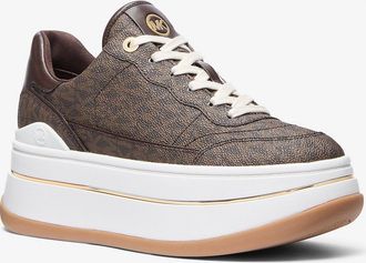 Michael Kors Hayes Signature Logo Platform Sneaker