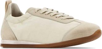 Uma Wang Womens Ivory Canvas And Suede Sneakers Offwhite