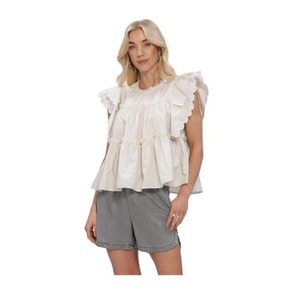 Object Object, Overhemden, Dames, Wit, L, Objhope S/L TOP