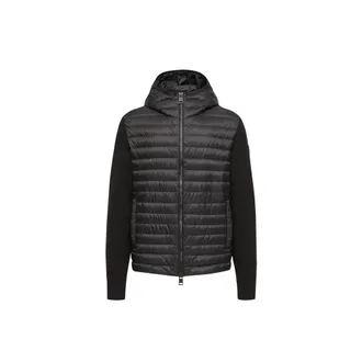 Moncler Moncler Padded Cashmere Blend Cardigan, Men, Black, Size: Xxl