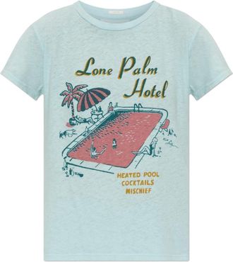 Mother Tops, Dames, Blauw, S, Katoen, The Lil Sinful Tee