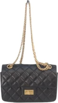 Chanel Pre-owned Vintage Schoudertas - Dames - Vintage Schoudertas - Zwart - ONE Size - Leer - Vintage