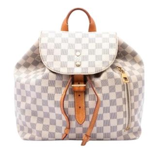 Louis Vuitton Pre-owned Sperone Rugzak - Dames - Vintage Rugzakken - Wit - ONE Size - Leer - Vintage
