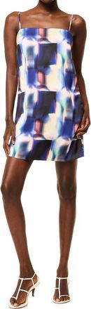 Misa Maxine Dress In Amethyst Geo