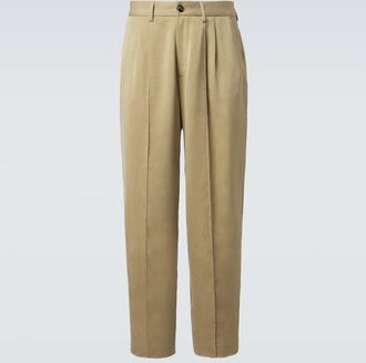 Giorgio Armani Pantalones anchos plisados