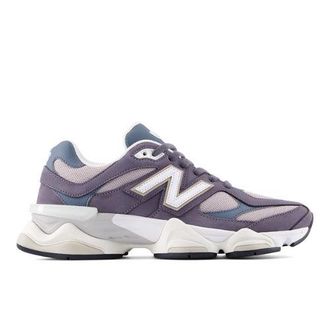 New Balance Unisex 9060 en Gris/Azul, Gamuza/Malla, Talla 37.5