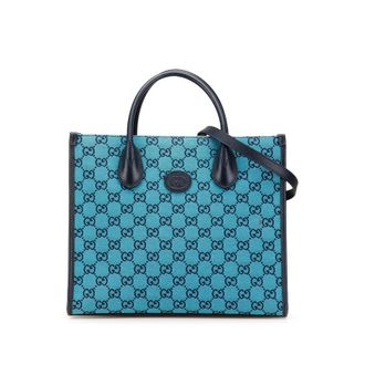 Gucci Pre-owned Gucci Small GG Canvas Interlocking G Tote Ladies 659983 525040 X