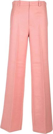 Forte_Forte Broeken, Dames, Roze, M, Wide Broeken