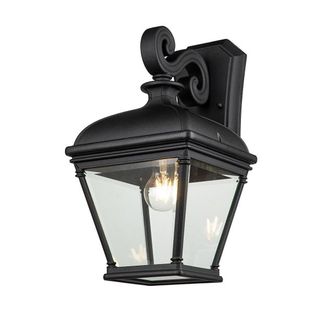 Netlighting Bayview Outdoor Wall Lantern Black IP44