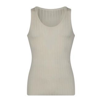 Amiri Sleeveless Tops, male, White, Size: M MA Rib Tank