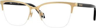 Versace Demo Cat Eye Ladies Eyeglasses VE1304 1002 54