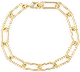 Argento Vivo Oval Paper Clip Chain Bracelet in Gold at Nordstrom Rack