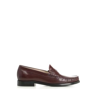 Stuart Weitzman Lottie Loafer - female - Stuart Weitzman - Loafers - Red - 6 1/2 UK - Shoes