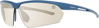 Timberland Blauwe Heren Zonnebril Rechthoekige Stijl - Heren - Zonnebrillen - Blauw - ONE Size - Accessoires
