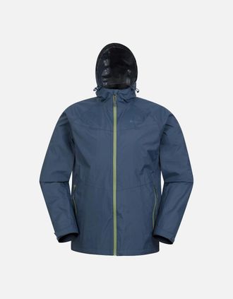 Mountain Warehouse Mens Mountain Warehouse Mens Summit Extreme Waterproof 2.5 Layer Jacket - Navy - Size: 48/Regular