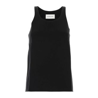 ARMARIUM Sleeveless Tops, female, Black, Size: XL Malia Tank Top in Silk Cady