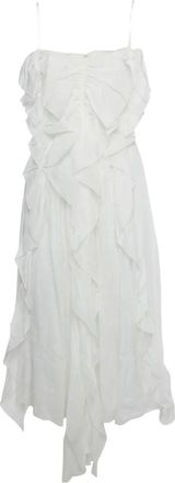 Chlo&eacute; Abito midi asimmetrico - Bianco