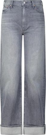Mother Superior Denim Skimp Cuff Jeans - Dames - Regular Fit Jeans - Grijs - W33 - Denim - Jeans