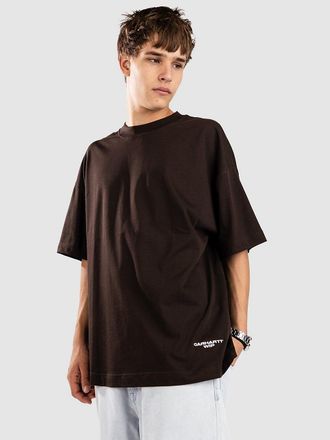 Carhartt Work in Progress Chapter Script Camiseta marr&oacute;n