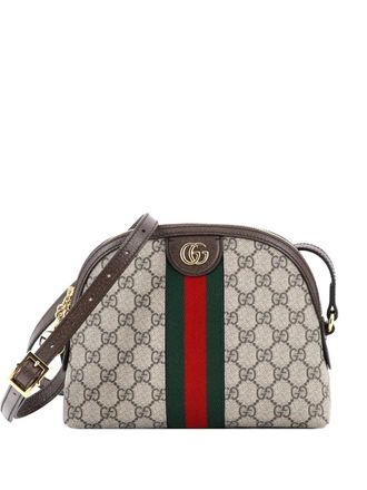 Gucci Ophidia Dome GG Coated Canvas Small shoulder bag - women - Fabric - One Size - Brown
