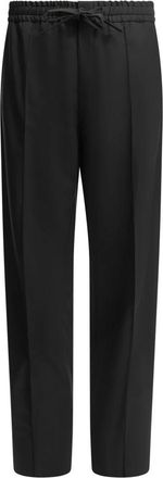 Valentino Vlogo Signature Tailored Pants - Heren - Broeken - Zwart - Maat: L Wol