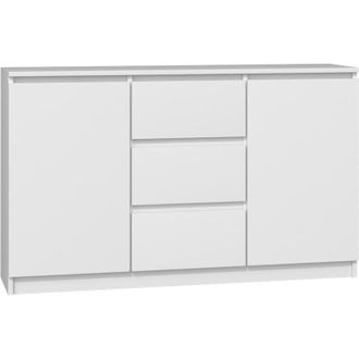 Topeshop Cassettiera Malwa 2D3S BIANCA