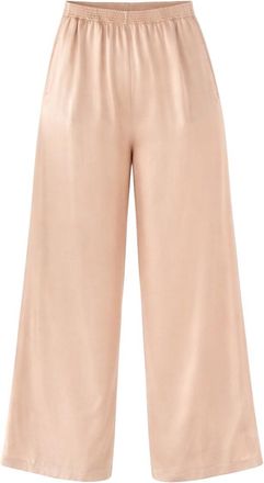 Fabiana Filippi Wide-Leg Viscose-Acetate Cropped Trousers Pants