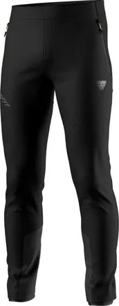 Dynafit Slim-Fit Black Hybrid Pants with Knee Reinforcements