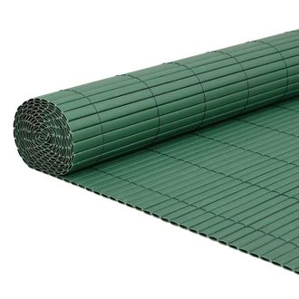 vidaXL Valla De Jard&iacute;n De Doble Cara, Verde, De Pvc, 1,8 X 3 M Vidaxl