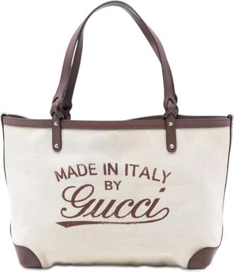 Gucci Pre-owned Gucci Medium Canvas Craft Tote Ladies REU5EBCV1HB23SQ2