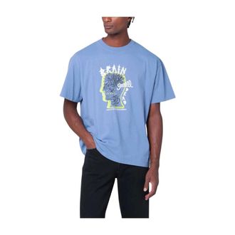 Brain Dead Subconscious T-Shirt - male - Brain Dead - T-Shirts - Blue - M - Tops