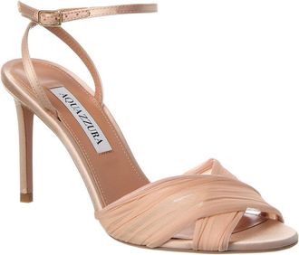 Aquazzura Voile 85 Satin & Chiffon Sandal