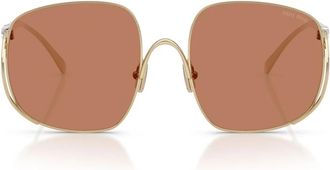 Miu Miu Mua 57S Zonnebril - unisex - Zonnebrillen - Geel - 57 MM - Accessoires