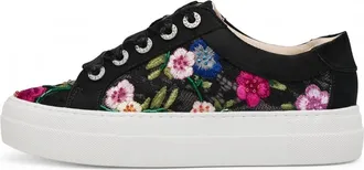 Betsey Johnson Womens Jayla Sneakers In Black Multi Floral