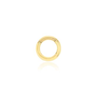 The Lovery Round Gold Charm Holder 13 millimeters