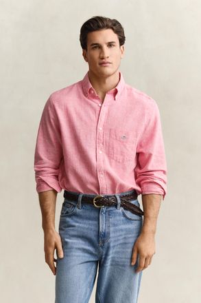 GANT Men Linen Blend Shirt (XXXL) ROSE PINK