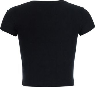 Vivienne Westwood Embroidered Logo T-Shirt - Black