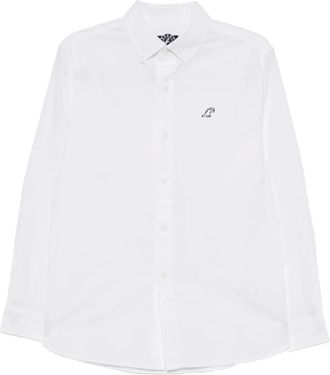 Sport b. Camicia con ricamo Dino - Bianco