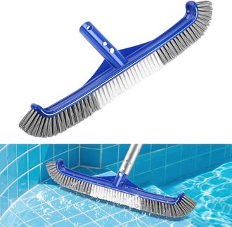 OEM Cepillo Para Piscinas, Cabezal De 45 Cm, Cepillo De Limpieza Para Piscinas, Con Clip De Extremo Curvo Ez, Cerdas De Nailon, Apto Para Azulejos, Suelos