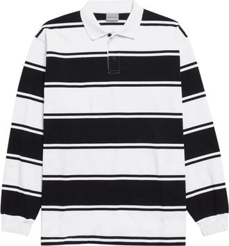 Balenciaga Lange Mouwen Polo - Heren - Polos - Zwart - M - Katoen - Tops