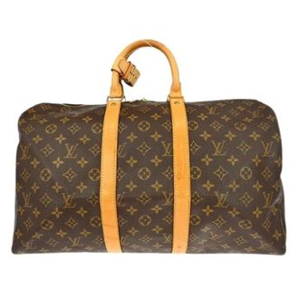 Louis Vuitton Pre-owned Weekend Bags, unisex, Brown, Size: ONE SIZE Pre-owned Keepall Bag