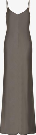 Serena Bute Satin Slip Dress 25 - Charcoal