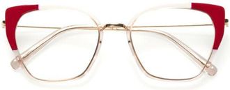 Kaleos Steele Geometric Frame Sunglasses with Transparent